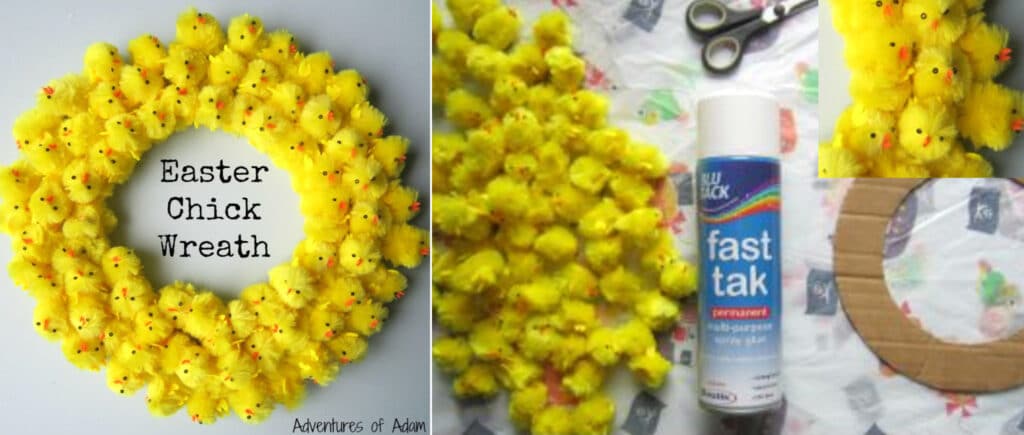 Easter Toddler Crafts Easter Chick Collage Image