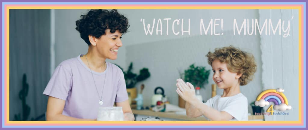 Toddler Directed Learning in Kitchen Image