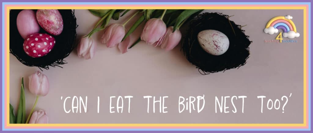 Easter Craft Ideas for Toddlers Image of Chocolate Birds Nest