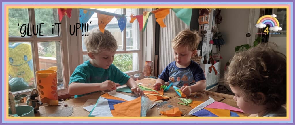 Flag-making crafts for Toddler Self Learning